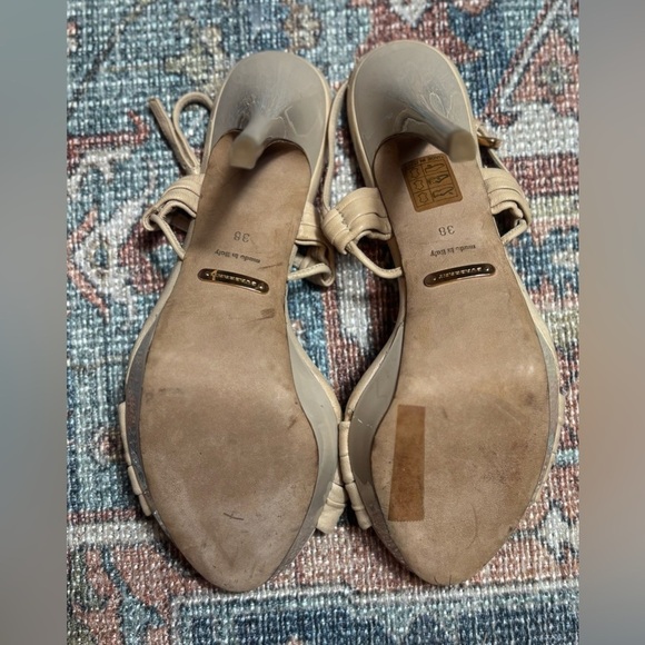 Burberry Leather Slingback Sandals – Size 8 - Picture 9 of 9